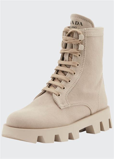 prada canvas boots|Meer.